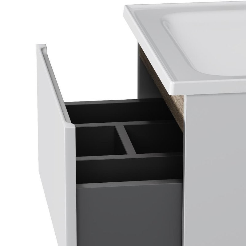 Тумба с раковиной AM.PM X-Joy 50 напольная, белый глянец