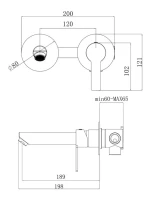 Смеситель для раковины Agger Easy A3172244 С ВНУТРЕННЕЙ ЧАСТЬЮ, черный матовый Смеситель для раковины Agger Easy A3172244 С ВНУТРЕННЕЙ ЧАСТЬЮ, черный матовый