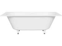 Ванна из искусственного камня Salini Ornella Axis Kit S-Sense 170x70 см на ножках,  клапаном