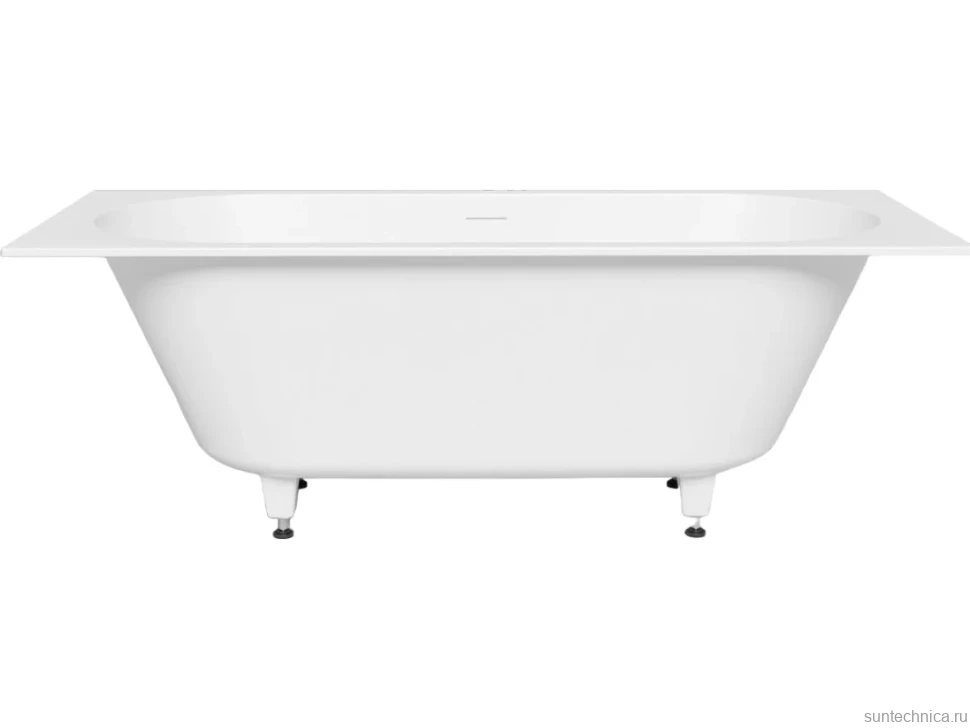 Ванна из искусственного камня Salini Ornella Axis Kit S-Sense 170x70 см на ножках,  клапаном