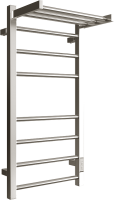 Полотенцесушитель электрический Двин Fs plaza neo 80х40, хром, с полкой