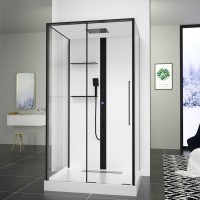 Душевая кабина Black&White Galaxy G8037 800х1100х2150, с низким поддоном