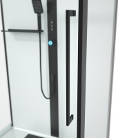 Душевая кабина Black&White Galaxy G8037 800х1100х2150, с низким поддоном