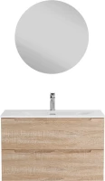 Мебель для ванной комнаты BelBagno Etna 90 rovere bianco, раковина BB-8099-90
