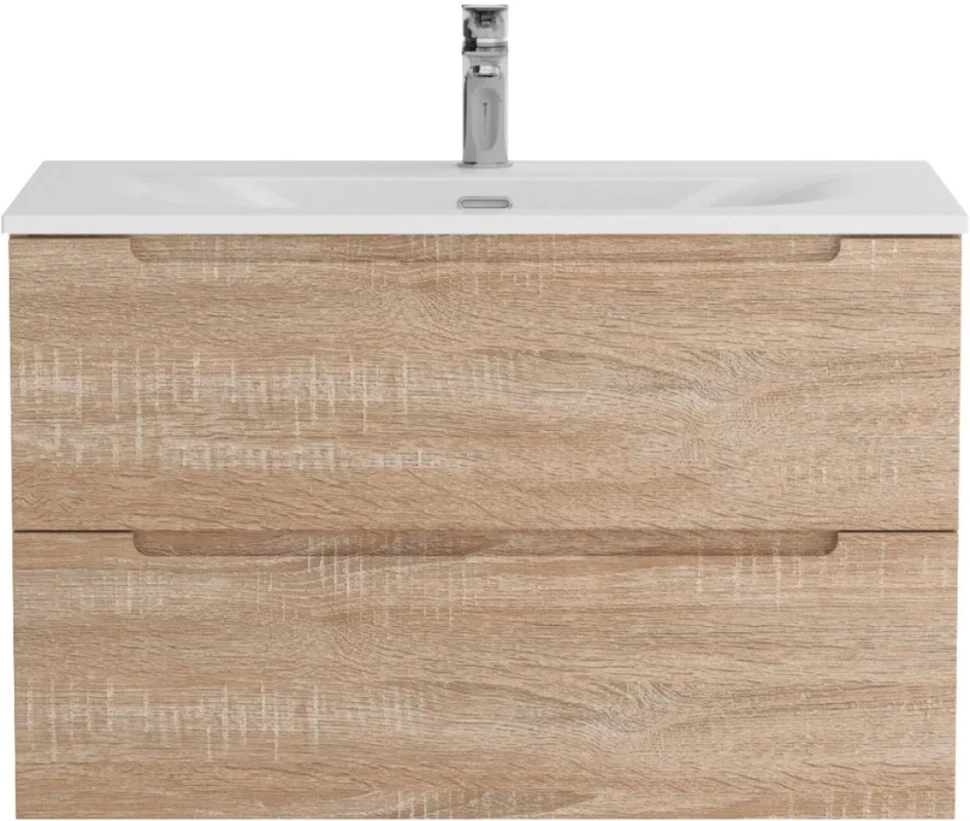 Мебель для ванной комнаты BelBagno Etna 90 rovere bianco, раковина BB-8099-90