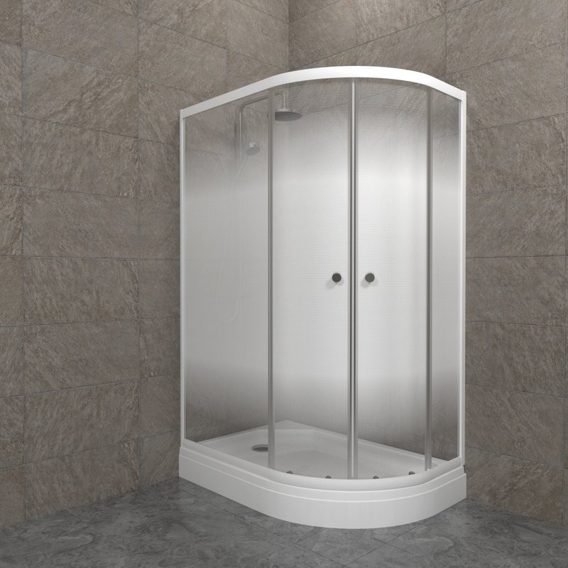 Душевой уголок Triton Коралл Лайт А левый 120х80 см