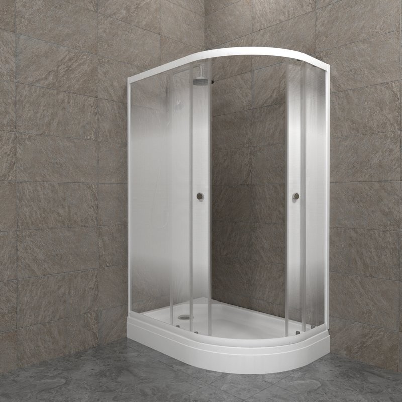 Душевой уголок Triton Коралл Лайт А левый 120х80 см