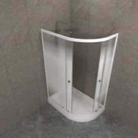 Душевой уголок Triton Коралл Лайт А левый 120х80 см