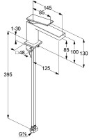 Смеситель для раковины Kludi Decus 54290N575 брашированный никель Смеситель для раковины Kludi Decus 54290N575 брашированный никель