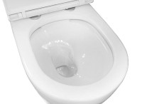Унитаз подвесной AZARIO Uno AZ-2380 безободковый, с микролифтом, глянцевый белый