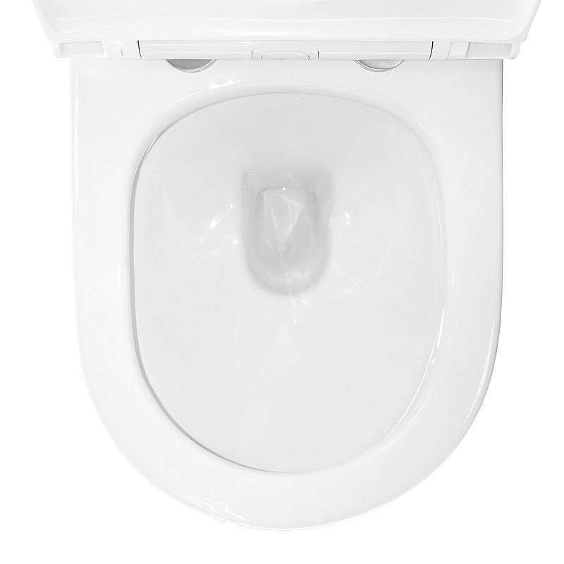 Унитаз подвесной AZARIO Uno AZ-2380 безободковый, с микролифтом, глянцевый белый