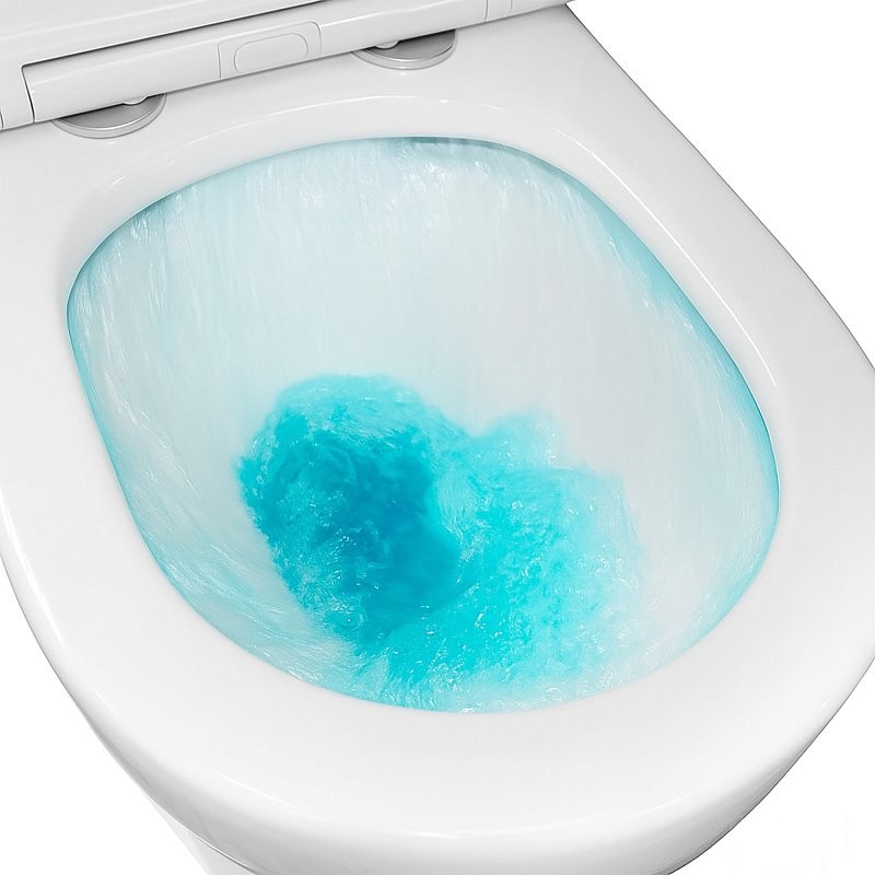 Унитаз подвесной AZARIO Uno AZ-2380 безободковый, с микролифтом, глянцевый белый