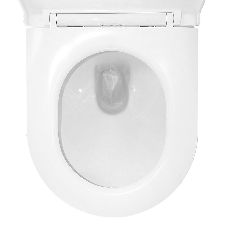 Унитаз подвесной AZARIO Uno AZ-2380 безободковый, с микролифтом, глянцевый белый