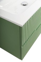 Тумба с раковиной Cezares Duet 80 фисташковый софт, раковина Cezares CZR-8073-80