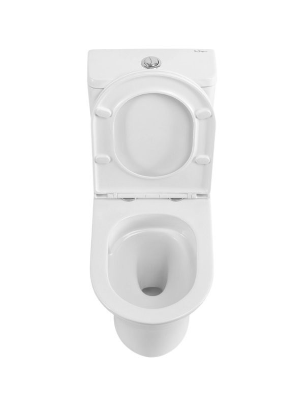 Унитаз-компакт напольный BelBagno Acqua Tor безободковый, с микролифтом