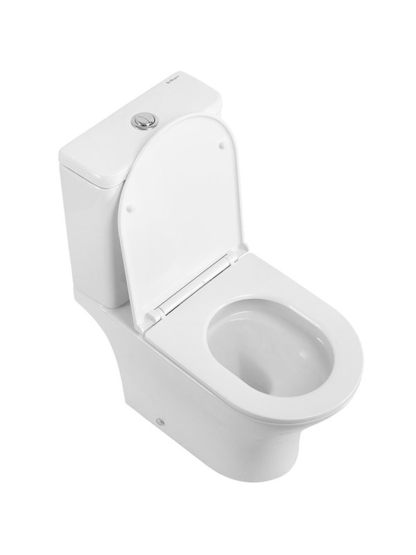 Унитаз-компакт напольный BelBagno Acqua Tor безободковый, с микролифтом