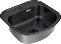 Мойка кухонная Zorg Inox PVD SZR 4749 GRAFIT графит