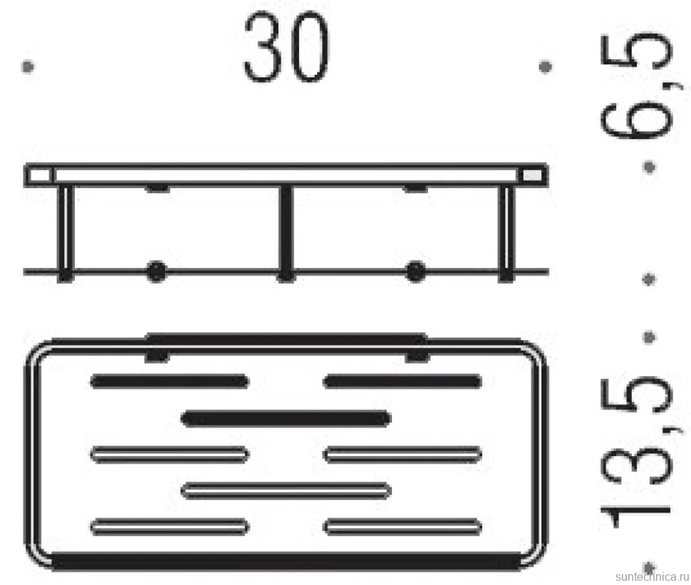Полка Colombo Design Angolari B9640