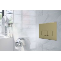 Кнопка смыва Azario AZ-8200-0091/AZ-P58-0160 цвет золото