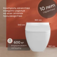 Унитаз подвесной VitrA Shift 7742B003-0075 с тонкой крышкой 191-003-009