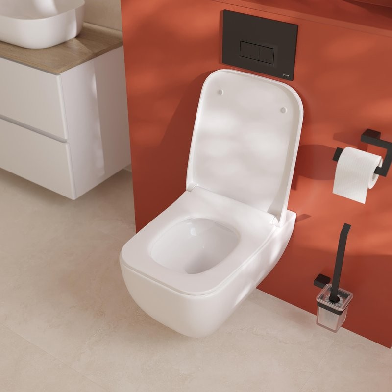 Унитаз подвесной VitrA Shift 7742B003-0075 с тонкой крышкой 191-003-009
