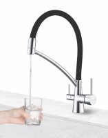 Смеситель для кухни Paulmark Siegen Si213111-CR с гибким изливом
