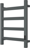 Полотенцесушитель электрический Bauedge Hotel Veer DB-0125 40x60, темно-серый металлик