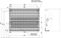 Тумба с раковиной Aquanet Джейн 90 подвесная, маренго