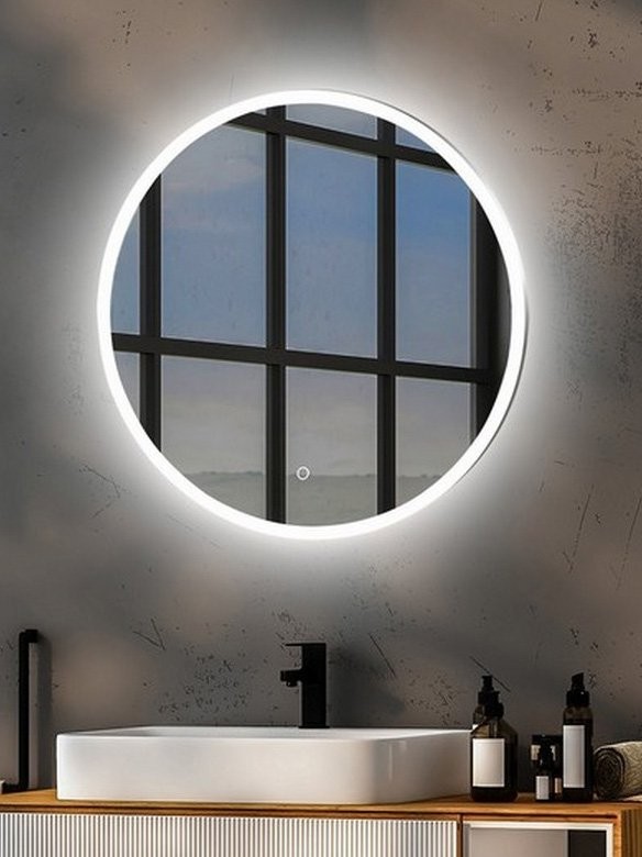 Зеркало круглое Abber Mond AG6202S-0.65 65 см, с подсветкой