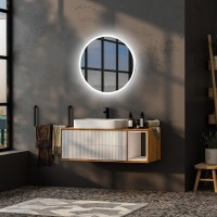 Зеркало круглое Abber Mond AG6202S-0.65 65 см, с подсветкой