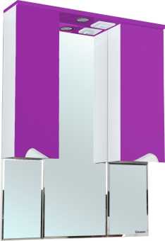 Зеркало Bellezza Эйфория 100 фиолетовое, с подсветкой