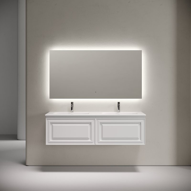 Мебель для ванной комнаты Sancos Very 140 подвесная, bianco, раковина CN7022