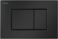 Комплект AM.PM Gem IS70238.901701 FlashClean с сиденьем микролифт, кнопка смыва черная матовая