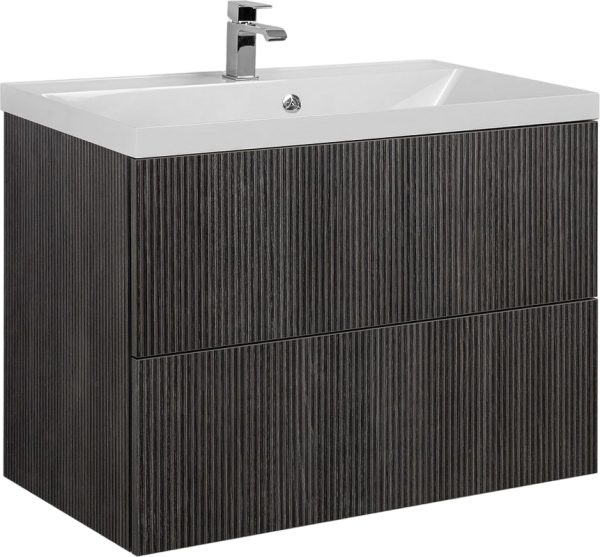 Тумба под раковину Art&Max Verona-Push 80 подвесная, kadena dark