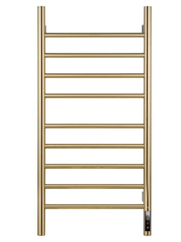 Полотенцесушитель электрический Wonzon & Woghand WW-AL409-BG брашированное золото
