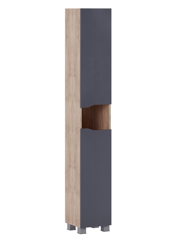 Шкаф-пенал для ванной Vigo Wave 300 дуб золотой