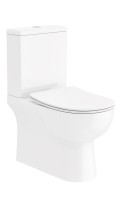 Унитаз-компакт напольный BOND Oval F02-00 безободковый, c микролифтом