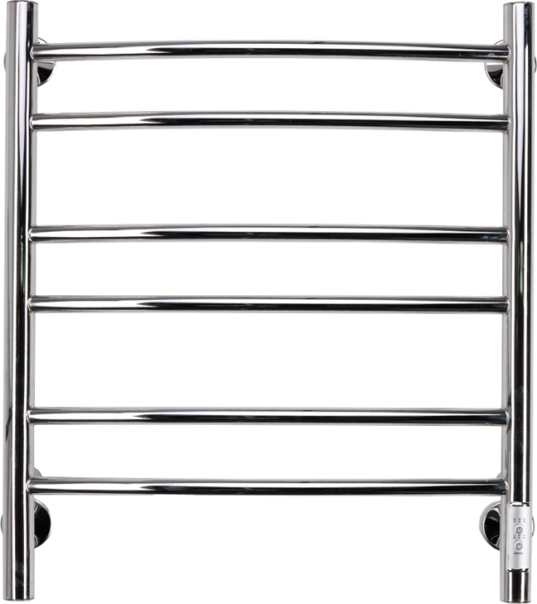 Полотенцесушитель электрический Comfysan Noumi EC-6 60x55 см, подключение справа, слева, хром, лесенка, из стали