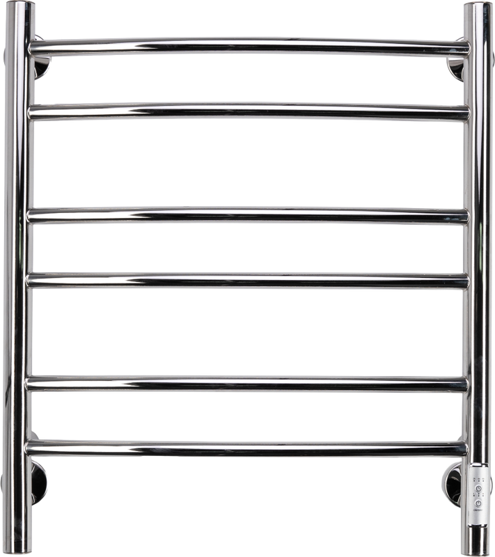 Полотенцесушитель электрический Comfysan Noumi EC-6 60x55 см, подключение справа, слева, хром, лесенка, из стали