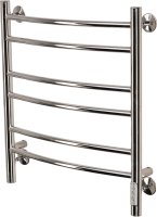 Полотенцесушитель электрический Comfysan Noumi EC-6 60x55 см, подключение справа, слева, хром, лесенка, из стали