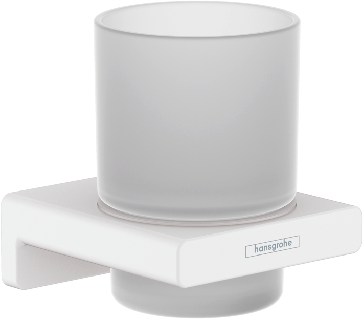 Стакан Hansgrohe AddStoris 41749700 матовый белый