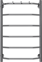 Полотенцесушитель электрический Secado Агата 1 К 80x50 см, подключение слева, графит, лесенка