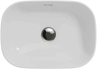 Тумба с раковиной Runo Вудлайн 65 темно-серая, серая, раковина Cuatro 50