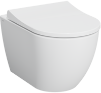 Унитаз подвесной VitrA Mia Round SmoothFlush безободковый, с микролифтом