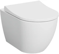 Унитаз подвесной VitrA Mia Round SmoothFlush безободковый, с микролифтом