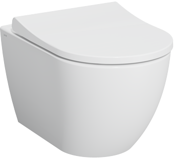 Унитаз подвесной VitrA Mia Round SmoothFlush безободковый, с микролифтом