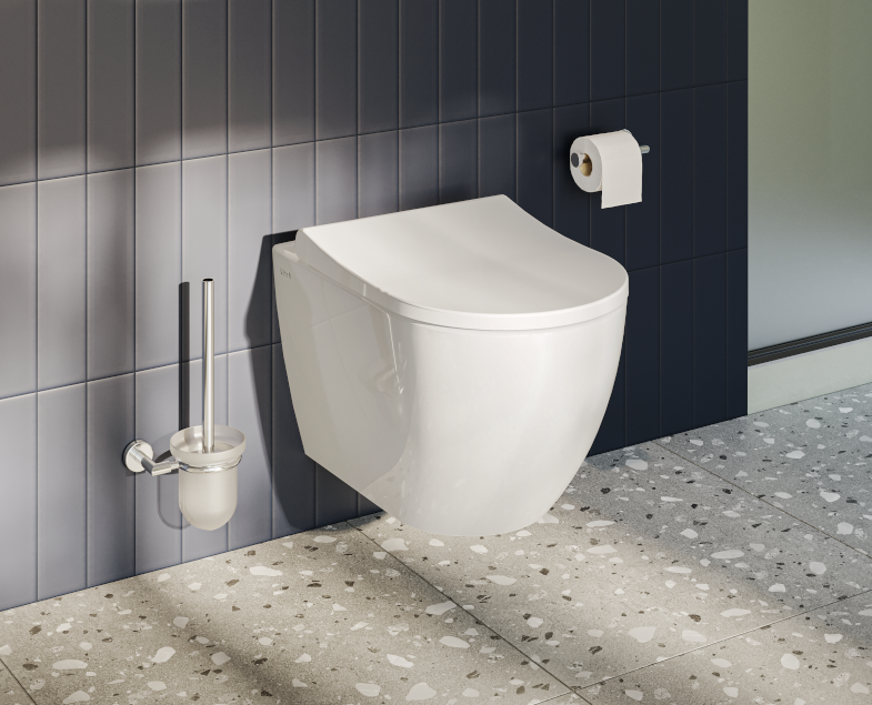 Унитаз подвесной VitrA Mia Round SmoothFlush безободковый, с микролифтом