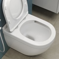 Унитаз подвесной BelBagno Senso-R BB017CH-TOR безободковый, крышка BB2034SC с микролифтом