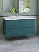Тумба с раковиной Caprigo Wales 120 изумрудно-бирюзовая Тумба с раковиной Caprigo Wales 120 изумрудно-бирюзовая