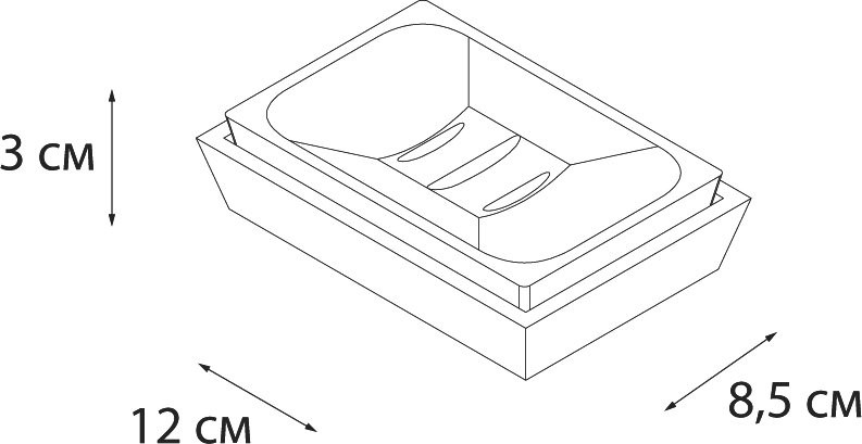 Мыльница Fixsen Wood FX-110-4